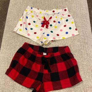 2 pairs LIKE NEW- Old Navy pj XS shorts